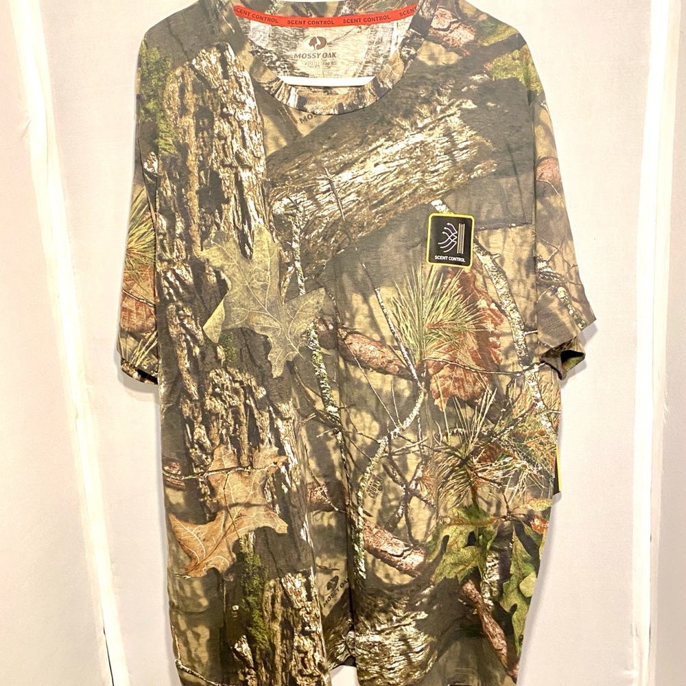 Mossy Oak MO Rollingwood short sleeve crewNWT Men's Camouflage Shirt XXX
